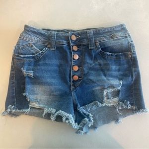 Jean Shorts High Waisted